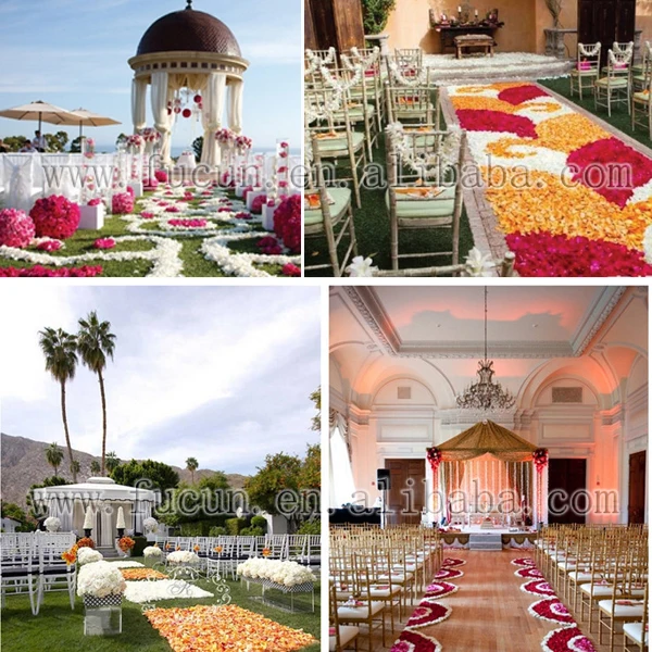 fabric rose petals usage