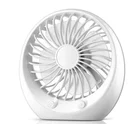 Micro USB rechargeable battery mini handheld portable electric laptop table fan with Led light