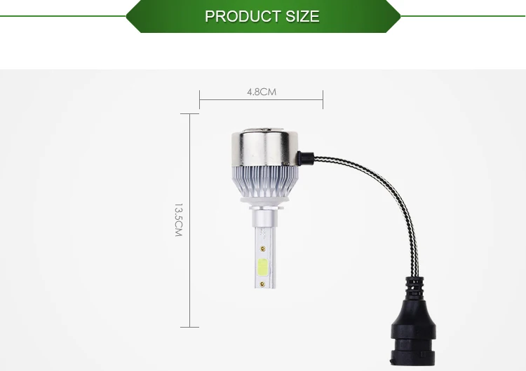 Free sample silver 24V 18W led headlight