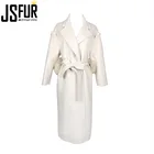 Fine Workmanship Lady Winter Wool Cashmere Coat Design Genuine Wool Coat Fur Coat For Women