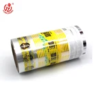 Custom design plastic transparent BOPP/PET/LDPE film roll for food packing
