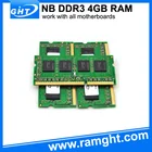 Korea Ram Ddr3 Stock South Korea Hot Selling 256mbx8 Laptop Ram Ddr3 4gb