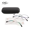 2019 Wholesale Promotion Top Titanium Glasses Retro Round Optics Frame Glasses Comfortable Optical Eyeglasses