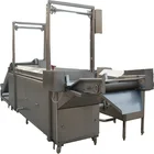 automatic banana chips frying machine continuous frying chips machine deep fryer
