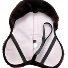 Horse harness english sheepskin saddle seat cover equestrian equipment