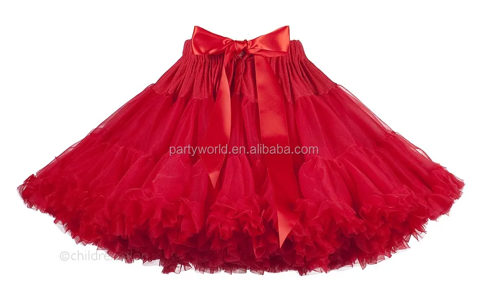 tea rose pink chiffon frilled girls" skirt dress tutu skirt