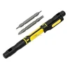 Stanley 4-in-1 Pocket Screwdriver with 2 Double-Ended Bits, Black