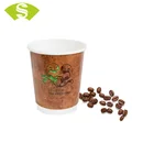 China manufacturer 8oz Insulated Double Wall Paper Coffee Cups