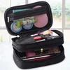 Washable Large Capacity Double Layer Makeup Waterproof Travel Toiletry Bag Professional Cosmetic Organizer Makeup Beauty Case