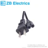 American AC cable 2pin power plug power extension cable