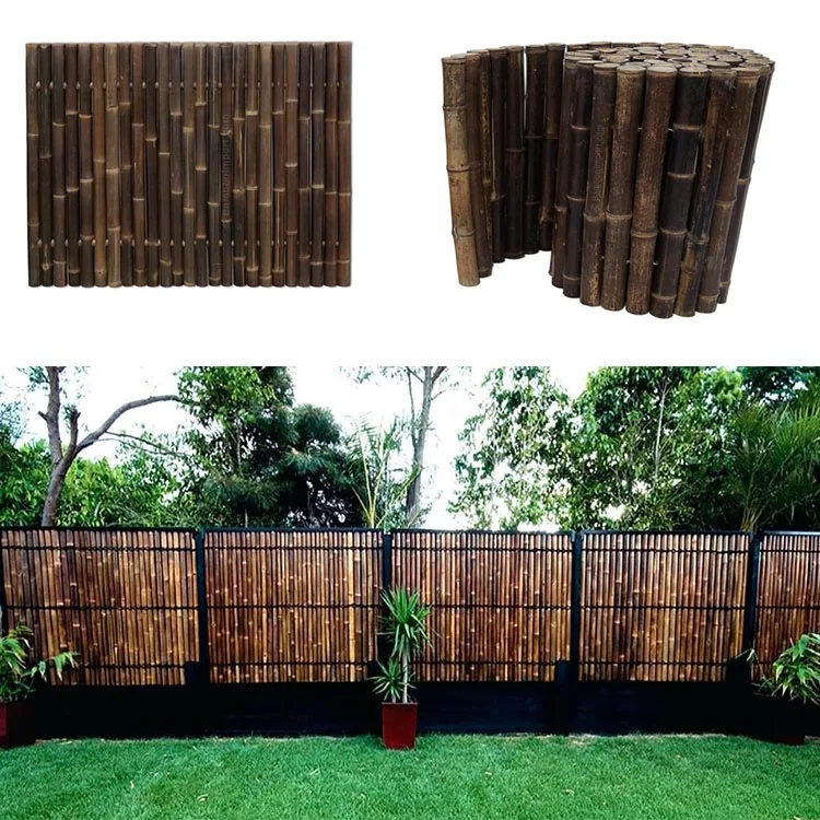 Bamboo Fence Outdoor Fencing, Trellis & Gates Nature Pressure Treated Wood Type Sustainable Piano 1*40HC 2600~2700SQM