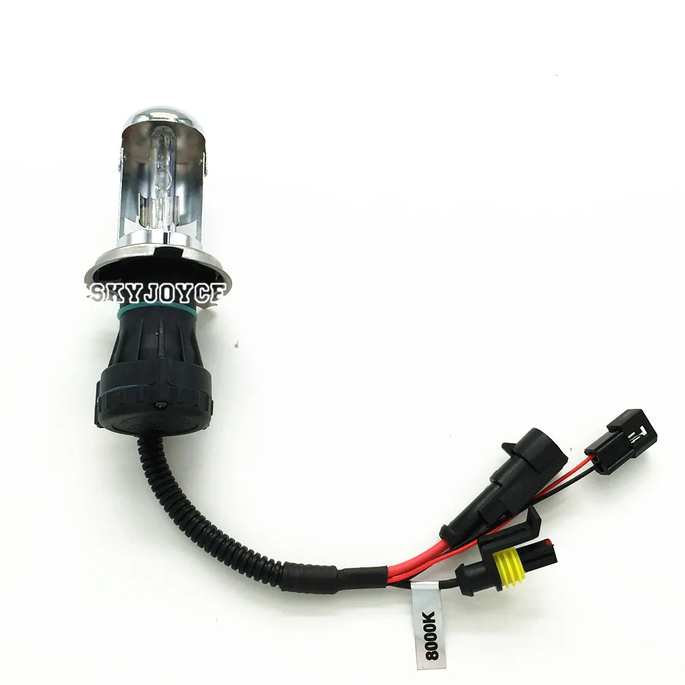 SKYJOYCE AC 35W 55W H4 bixenon hid lamp bulb replace 3000K-8000K H4 far near BIxenon H4 controller cable relay harness socket (3)