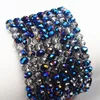 8MM Faceted crystal glass rondelle beads decorations for clothes