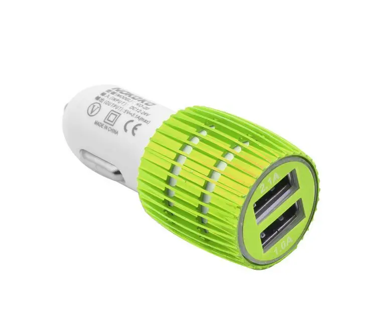 dual usb ports car charger-2