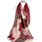 Viscose pashmina scarf wholesale fashion cotton women Geometric graffiti long women voile scarves free shipping