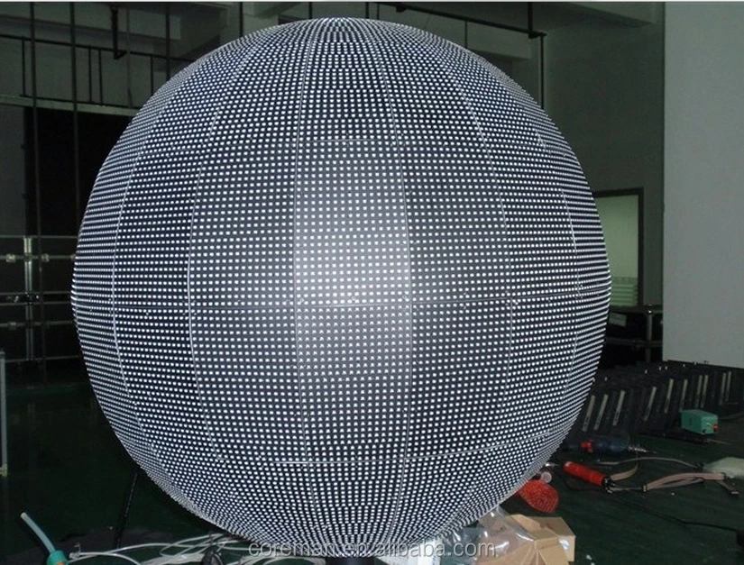 Ball Led Display Led Video Sphere/sphere Display Screen With Projector