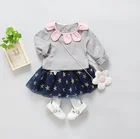 SEVWEN New Arrivals Children Clothes Latest Design Pink Long Sleeve Clothing Baby clothes