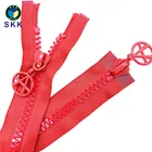 Zipper Zipper 10 #10 Heavy Duty 2 Ways Open End Chunky Moulded Big Teeth Plastic Zipper
