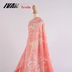 Hot sale OEM luxury custom comfortable polyester rayon print burn out fabric for garment