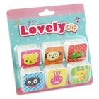 Licheng LP402 Square Paper Clips, Custom Small Animal Printed Plastic Paper Clips with Logo