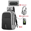 Fashion Multifunctional waterproof anti theft back pack Business Laptop bag Smart Anti thief Backpack bag with USB charging port