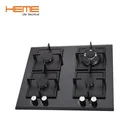 Home kitchen appliance glass gas cooktop gas cooke stove (PG6041BG-B2CB)