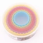 Factory supplier FDA LFGB standard wholesale kids plastic wholesale round cookie cutter set