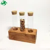 3 holes 4 holes 5 holes high quality customized wooden test tube rack