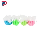 Wholesale Bathroom Body Cleaning Mesh Pouf Sponge Baby Flower Bath