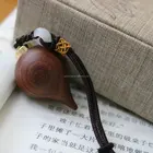 Fashion DIY Red Ebony Wood Necklace Handmade Jewelry With Beads