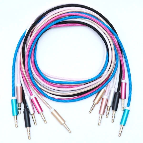 Super Strong 3.5mm Aux Audio Cable Premium Nylon Aux Cable 3.5mm Braided 1m 2m 3m - ANKUX.COM