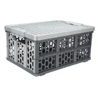 collapsible living box foldable plastic trunk storage boxes bins