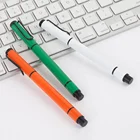 Promote innovative double ended 2 in 1 highlighter and metal ballpoint pen