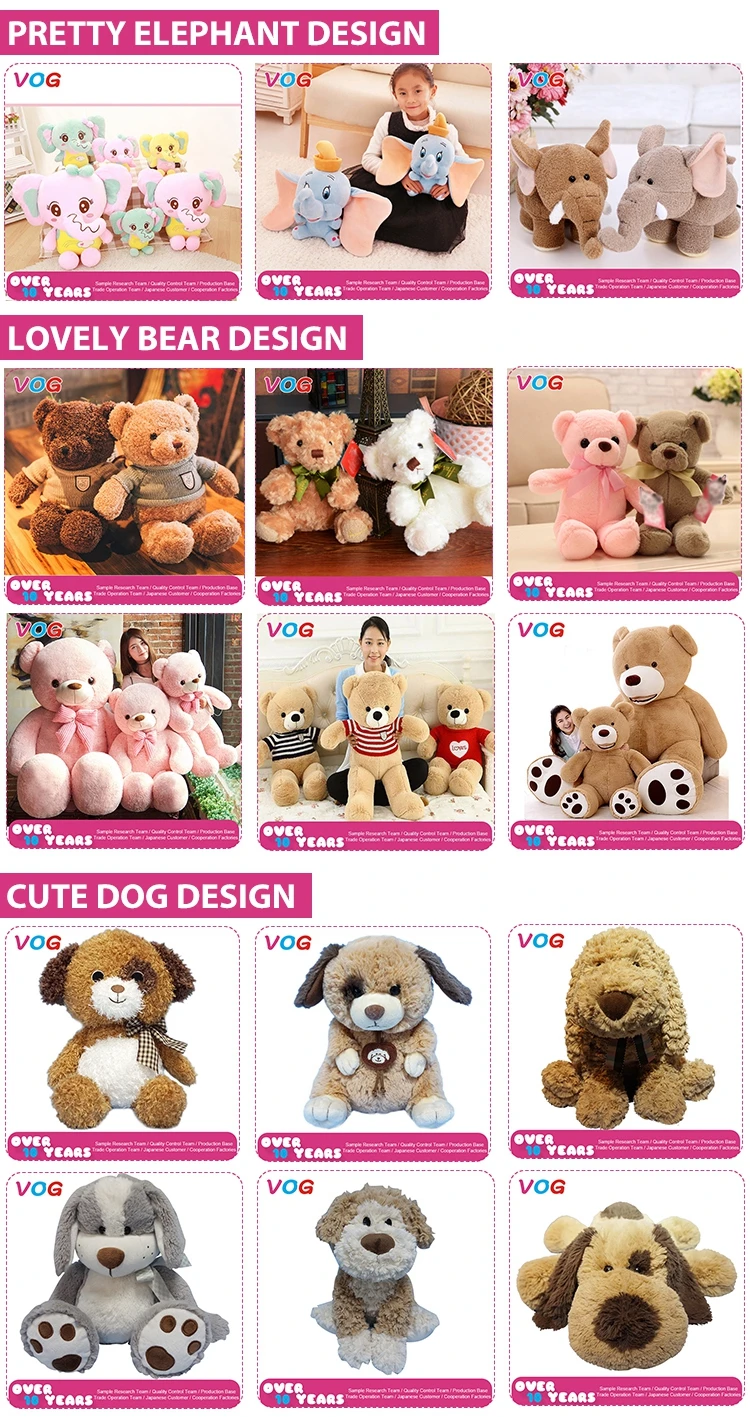 wholesale baby kids gifts custom plush and stuffed elephant toys