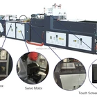 Factory computer controlled pe high speed vest shopping plastic t-shirt two lines bag making machine products price