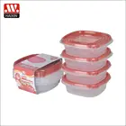 Cheap plastic outdoor living picnic disposable food storage container 0.76L 1.4L microwave dishwash freezer safe