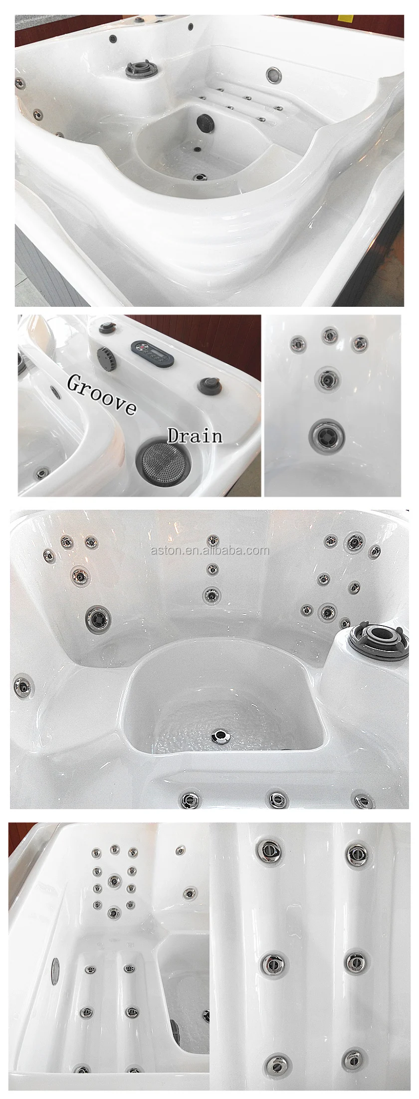 Aston New Fiberglass Hot Tub Shell/acrylic Spa Hot Tub Shell Buy