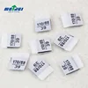 Custom double side printing garment woven size label