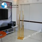 wholesale wedding decoration gold tall metal centerpiece candle stands ZT-323G