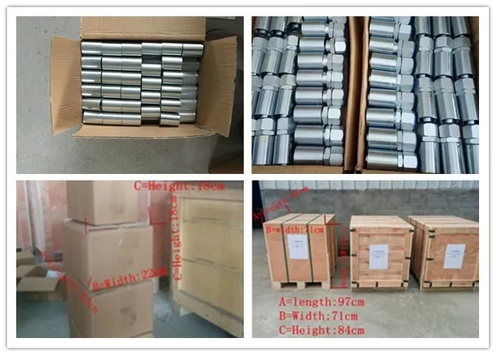 China supplier reusable hydraulic hose fittings