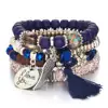 Fashion bead bracelet tassel for women jewelry wholesale N81120