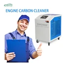 Vertical structure high-efficiency automatic engine carbon cleaner for garage engine assemblies