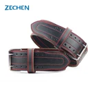 Man gym fitness back support Custom Wholesale Power For Men Powerlifting Lever Dip Genuine Leather weightlifting belt