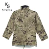 Rip-Stop Fabric Custom Double Way Zipper Woodland Camouflage Army Tactical Thick Jacket For Windproof