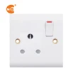 MG brand round pin 15 amp uk electric switch socket outlet