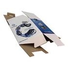 Custom logo design corrugated cardboard box for automatic egg tumbler