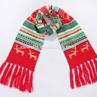 Latest Fashion Knitted Scarf Warm Winter Wear Christmas Gift Scarf Women