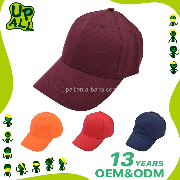 Fashion Unique Curve Brim Closed Back Baseball Caps High Quality Custom