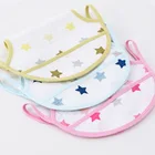 New design Muslin 100% Cotton Easy Use Waterproof Baby Bibs