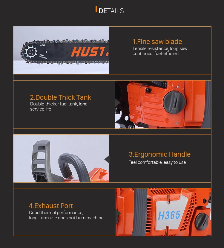 High quality Chain Saw 372 Chainsaw 365